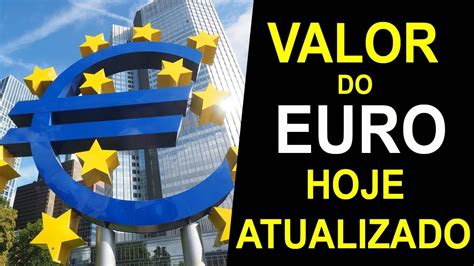 valor do euro comercial